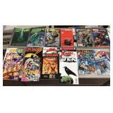 Group of comic books