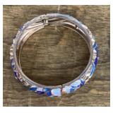 Jin Long Xing cloisonne clamper bracelet 7-1/4