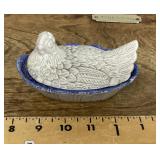 Ceramic hen on nest