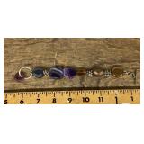 Sigrid Olsen amethyst, tigereye, hematite bracelet