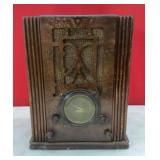 Vintage tombstone radio