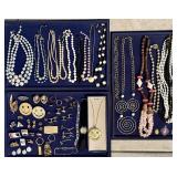 Costume jewelry, pins, keychains, etc.