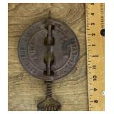 Vintage 6" cast-iron flue damper