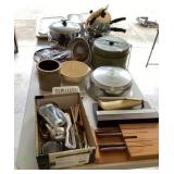Clean up lot on table