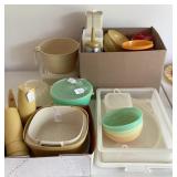 Clean up lot with Tupperware