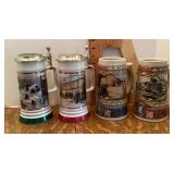 4 Coors beer steins