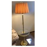 56" Floor lamp table