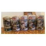 5 Coors beer steins