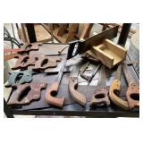 Collection of handsaws