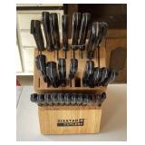 Six Star knife block with knives
