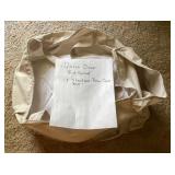 Queen down-filled bedspread & 2 standard cases