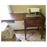 Sears sewing machine and cabinet