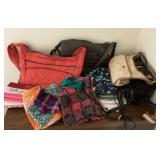 Purses, bags, and scarves