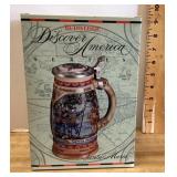 Budweiser Discover America beer stein