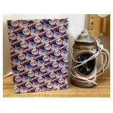 Budweiser lighted beer stein