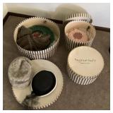 Hat boxes and ladies