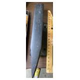 Railroad track anvil