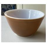 Brown Pyrex bowl