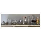 Contents on top of cabinet