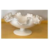 Fenton Silvercrest pedestal bowl