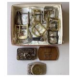 Group of belt buckles