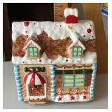 Gingerbread house cookie jar