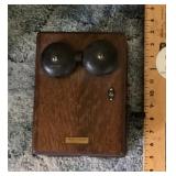 Antique oak ringer wall box