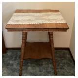 24" square parlor table