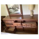 Dresser with mirror
