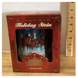 2005 Budweiser holiday stein