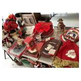 Christmas cleanup lot on top of table