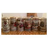 6 Strohï¿½s beer steins