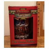 2003 Budweiser Clydesdale holiday beer stein