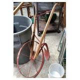 Hand plow cultivator