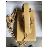 Vintage rotary dial wall phone