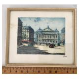 Paris scene by Marcel Julien Baron