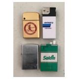 4 cigarette lighters
