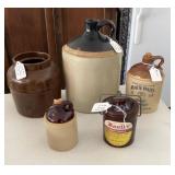 Stoneware jugs and crocks