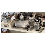 Clean up lot on table