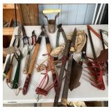 Garden tools and chemicals