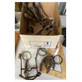 Sheep shears and horse tack