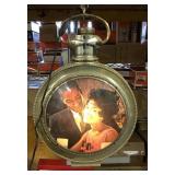 Anheuser Busch Budweiser pocket watch clock light