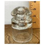Clear glass insulator