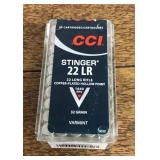 CCI .22 long rifle stingers