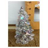 Iridescent glass Christmas tree