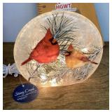 Stony Creek cardinals Christmas light