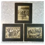 3 WWI US Navy King Neptune party photos