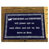 1988 Ande Rooney smoking sign