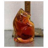 Blenko glass cat