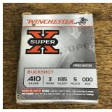 Winchester .410 gauge buckshot